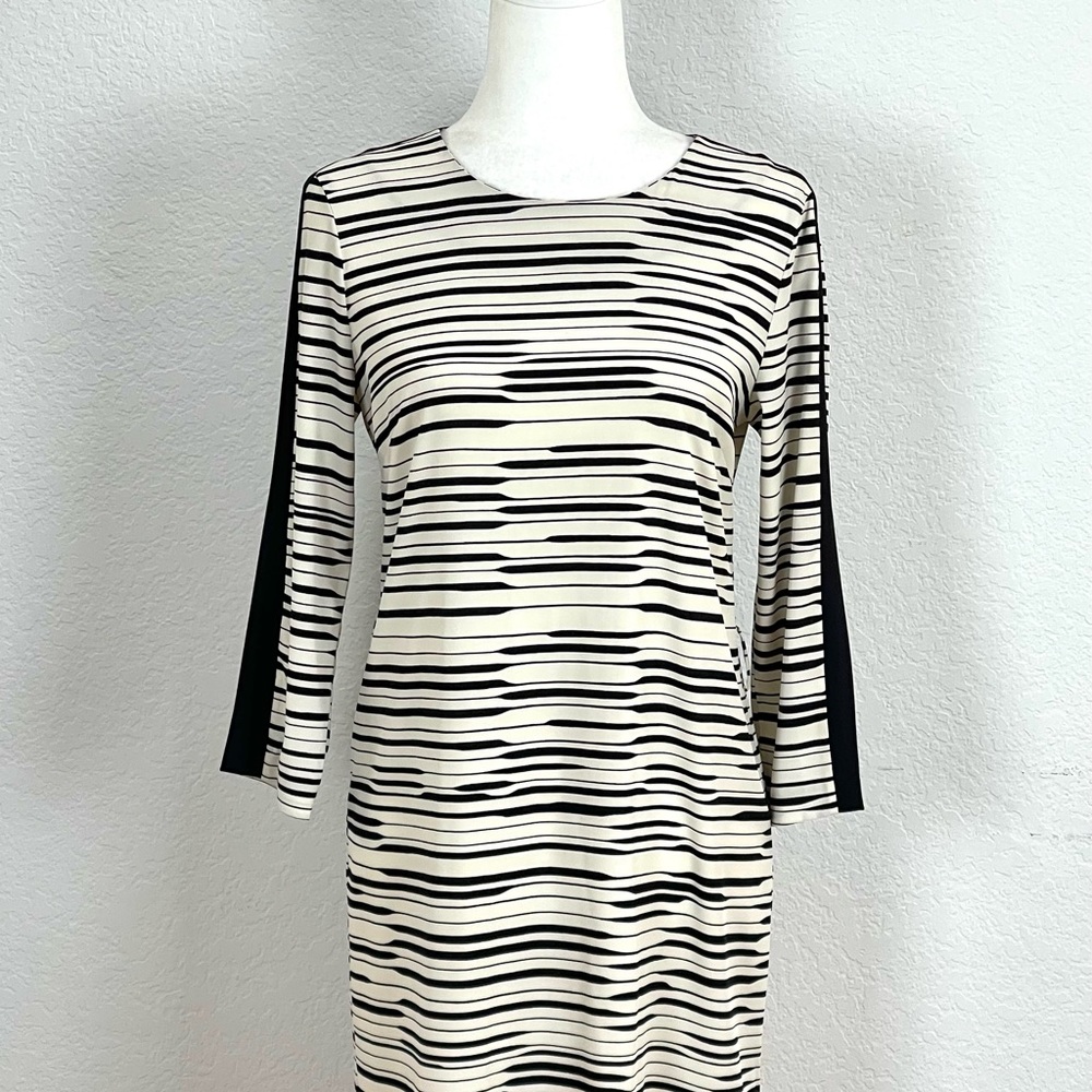 A/X Armani Exchange Stripe Shift Dress Size 4 - Picture 2 of 8